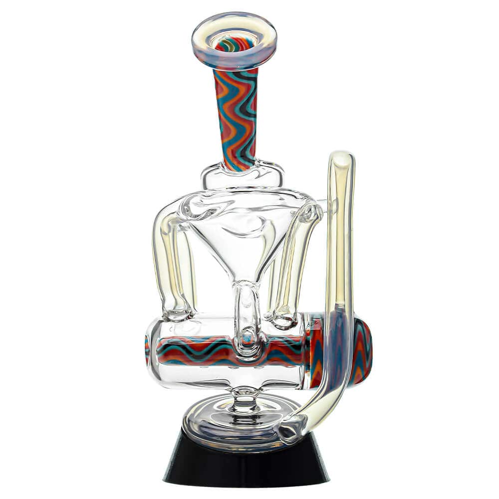 Calibear glass attachment for Puffco Peak — premium borosilicate glass (side profile)