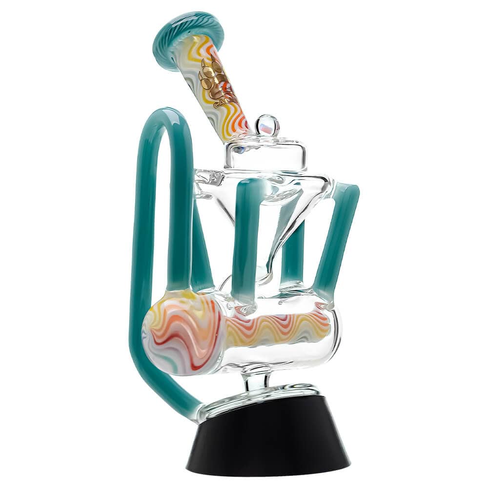 Calibear glass attachment for Puffco Peak — premium borosilicate glass (full product view)
