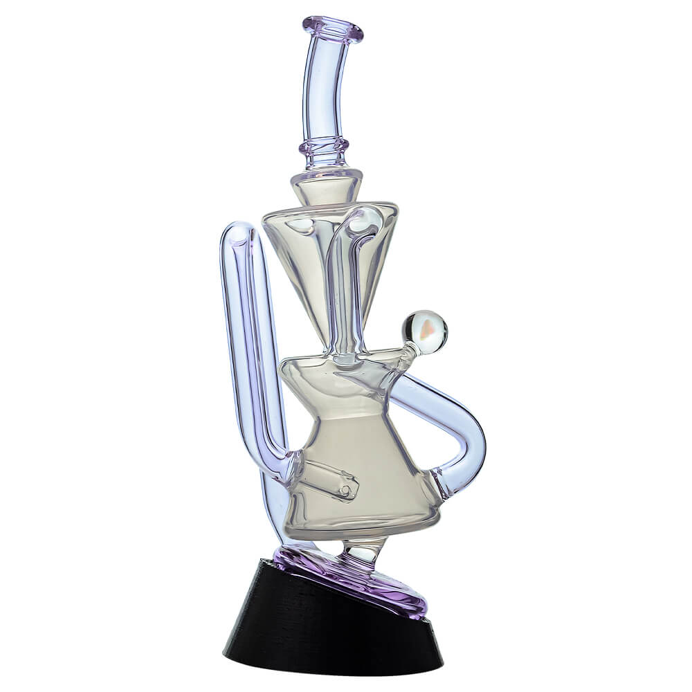 Calibear glass attachment for Puffco Peak — premium borosilicate glass (close-up detail)