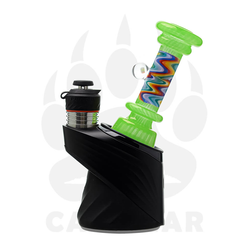 Calibear glass attachment for Puffco Peak โ premium borosilicate glass (percolator detail)