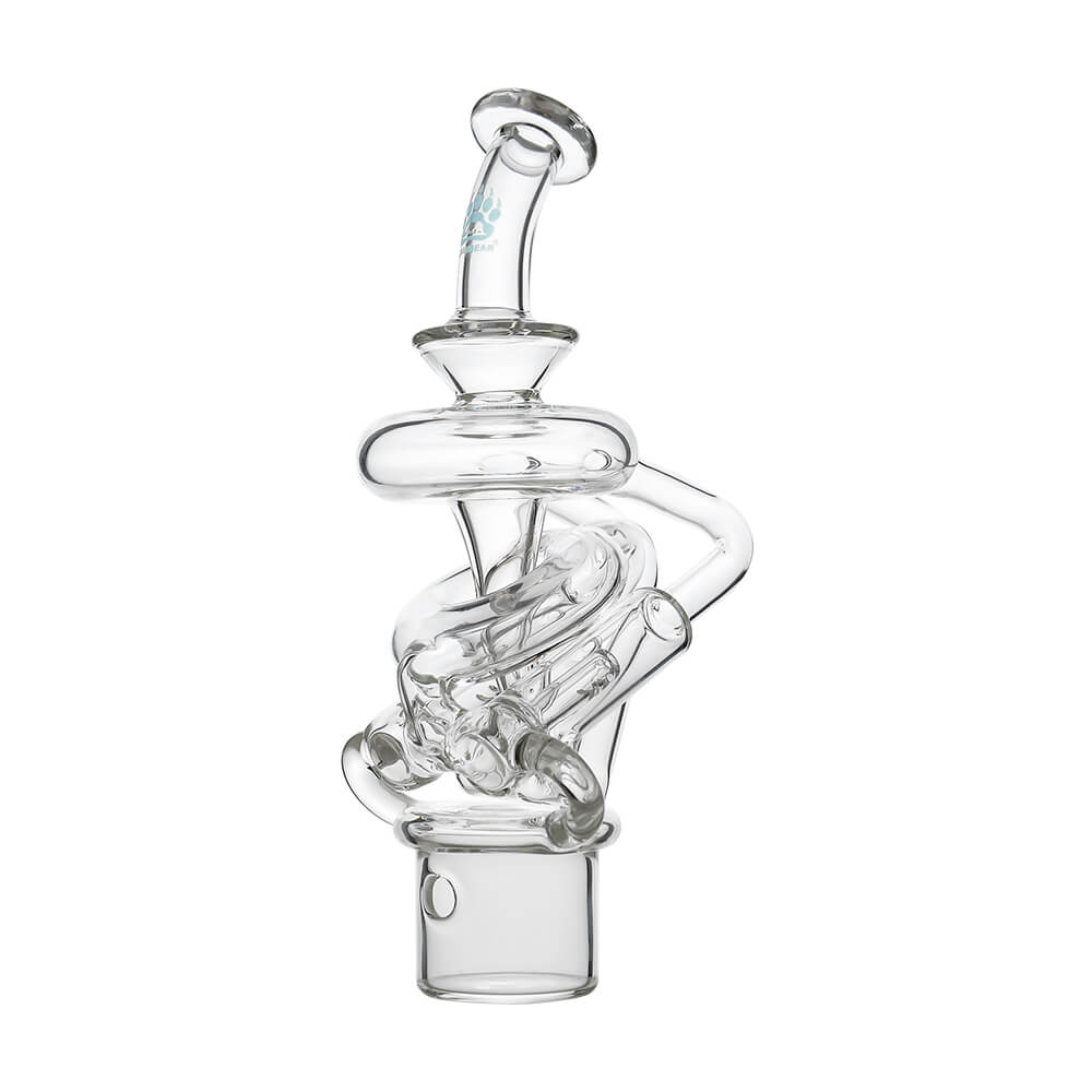 Calibear vortex recycler for Dr. Dabber Switch 2 — spinning tornado water circulation (percolator detail)