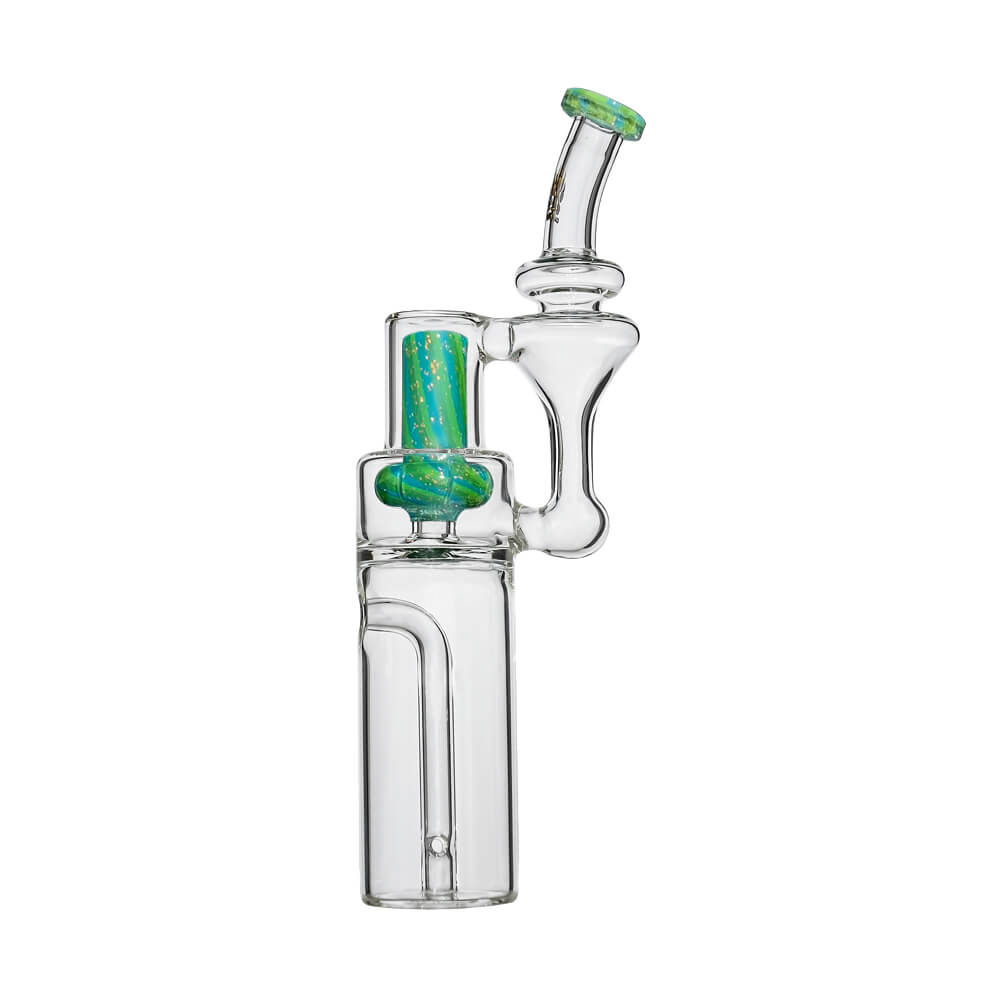 Calibear RBR recycler for Dr. Dabber Switch Go — reverse-flow recycler circulation (side profile)