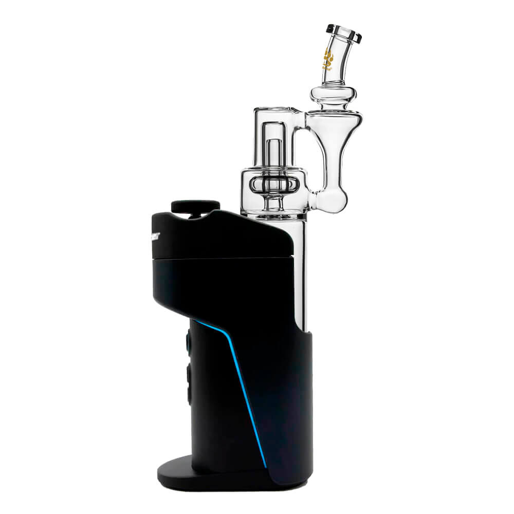 Calibear RBR recycler for Dr. Dabber Switch Go — reverse-flow recycler circulation (in-hand size reference)