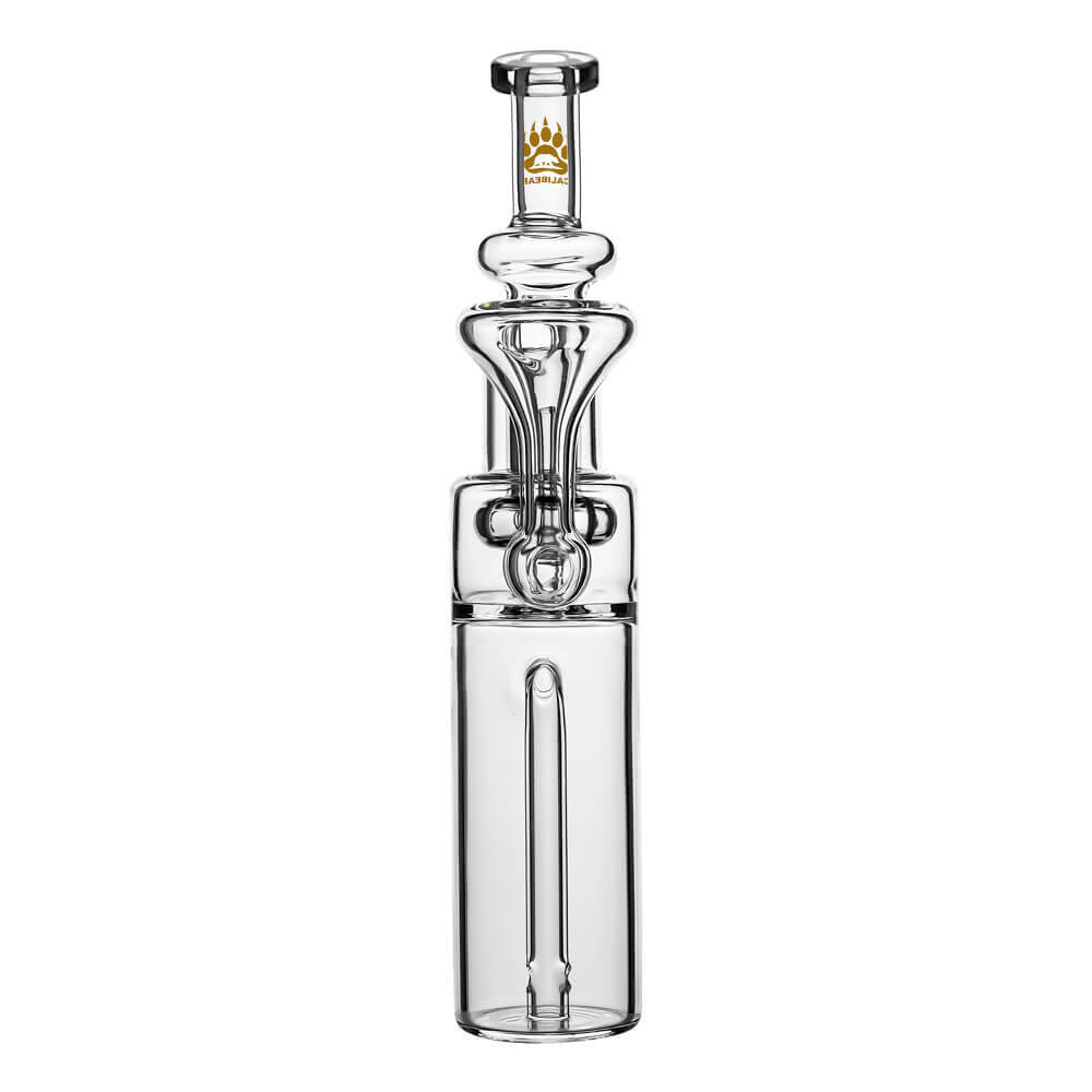 Calibear RBR recycler for Dr. Dabber Switch Go — reverse-flow recycler circulation (close-up detail)