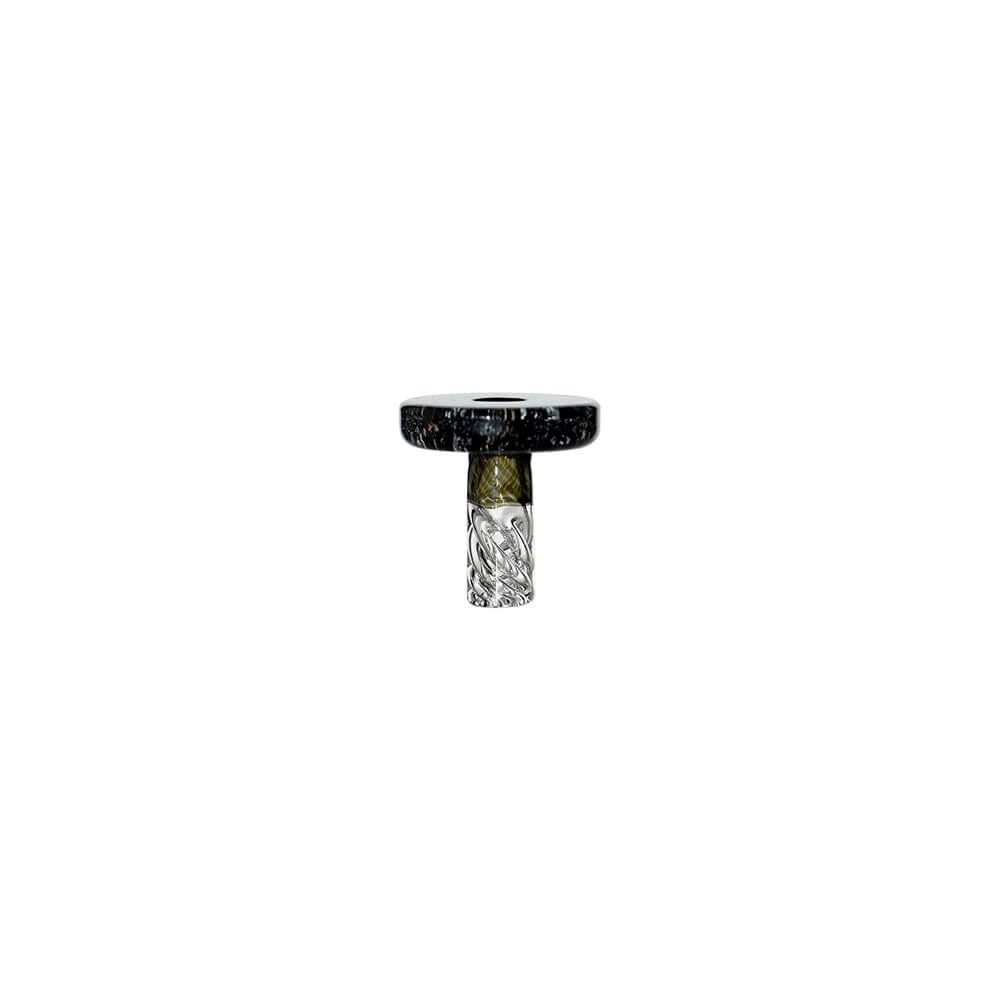 Calibear vortex recycler for Dr. Dabber Switch Go โ spinning tornado water circulation (in-hand size reference)