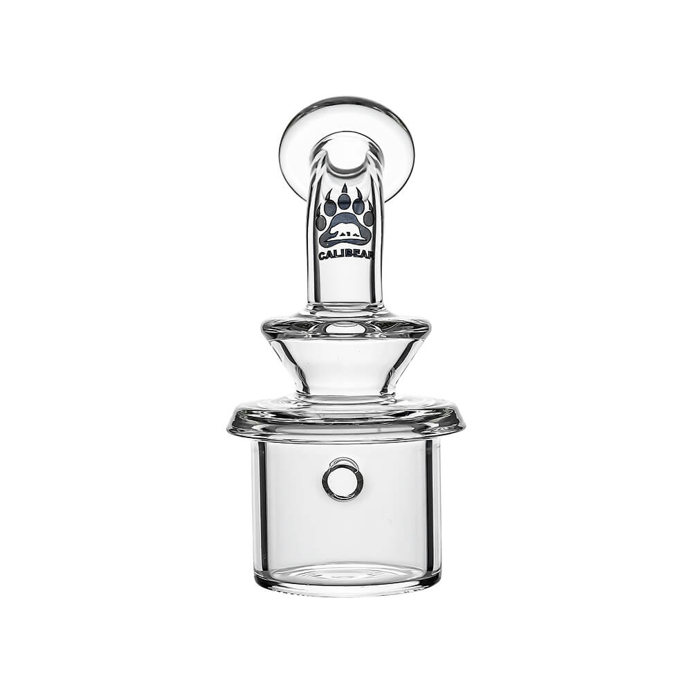 Calibear glass attachment for Dr. Dabber Switch 2 — premium borosilicate glass (close-up detail)