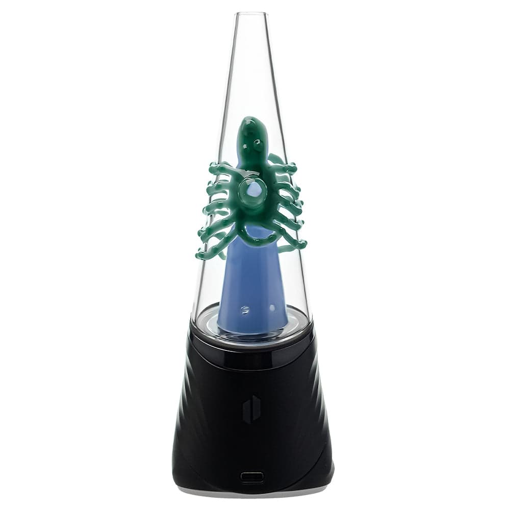 Calibear glass attachment for Puffco Peak — premium borosilicate glass (side profile)