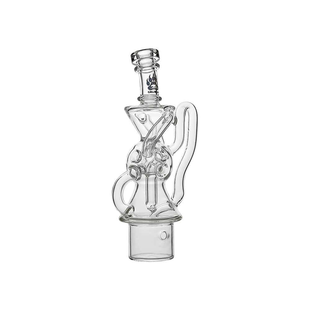 Calibear glass attachment for Dr. Dabber Switch 2 — premium borosilicate glass (close-up detail)