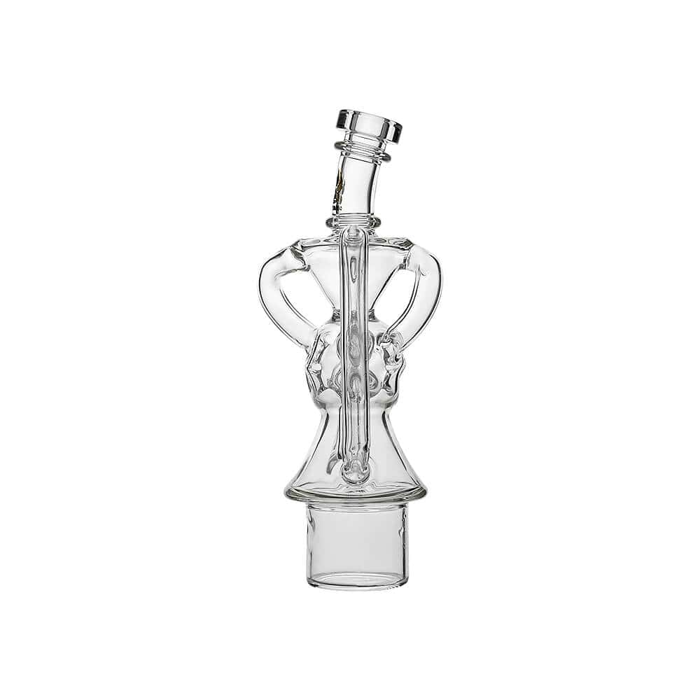 Calibear glass attachment for Dr. Dabber Switch 2 — premium borosilicate glass (in-hand size reference)