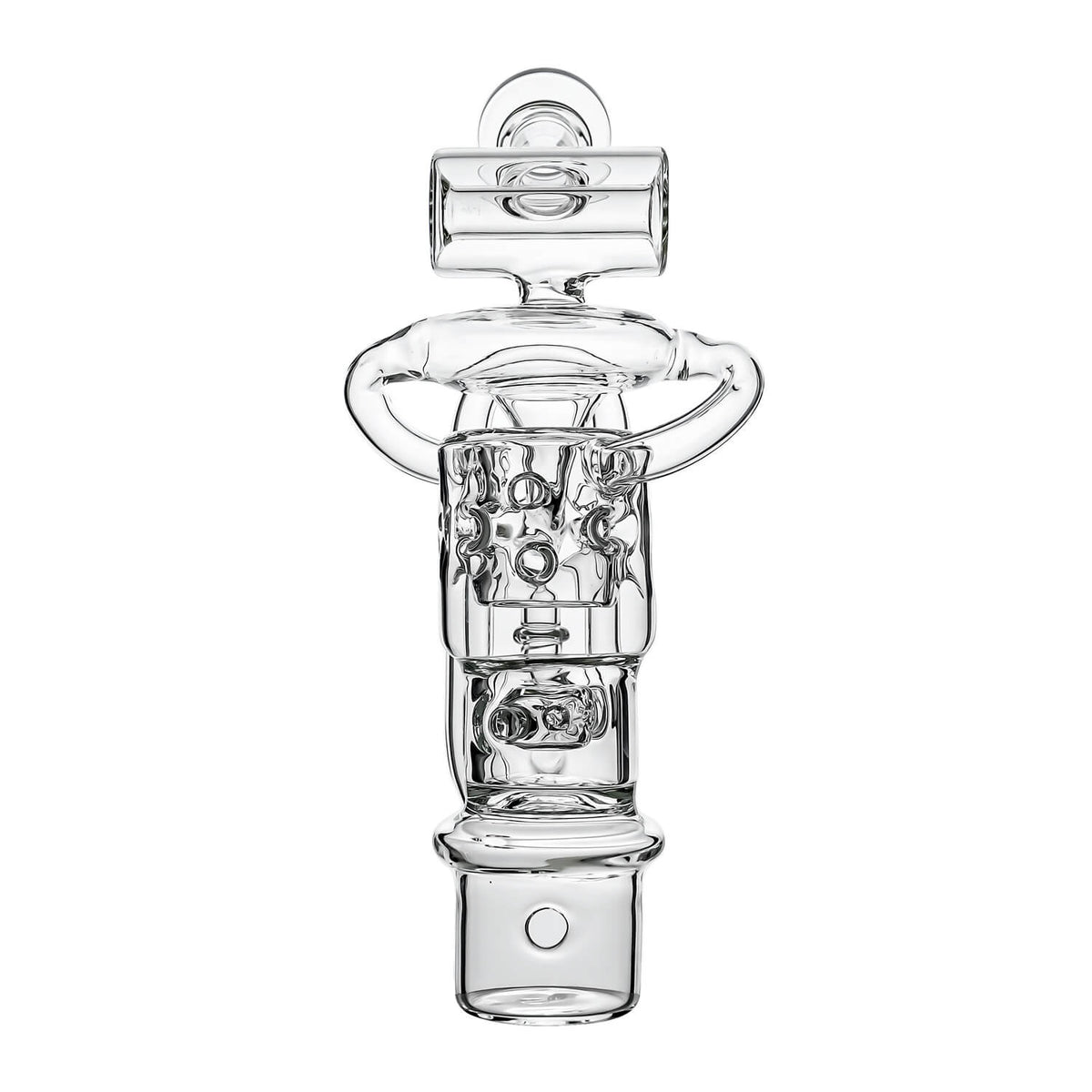 Calibear Swiss recycler for Dr. Dabber Switch 2 โ Swiss-hole percolation (full product view)
