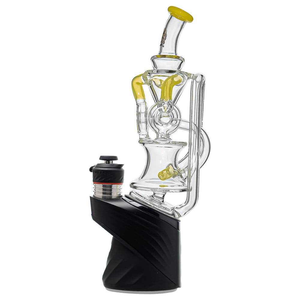 Calibear donut perc for Puffco Peak โ donut percolation rings (in-hand size reference)