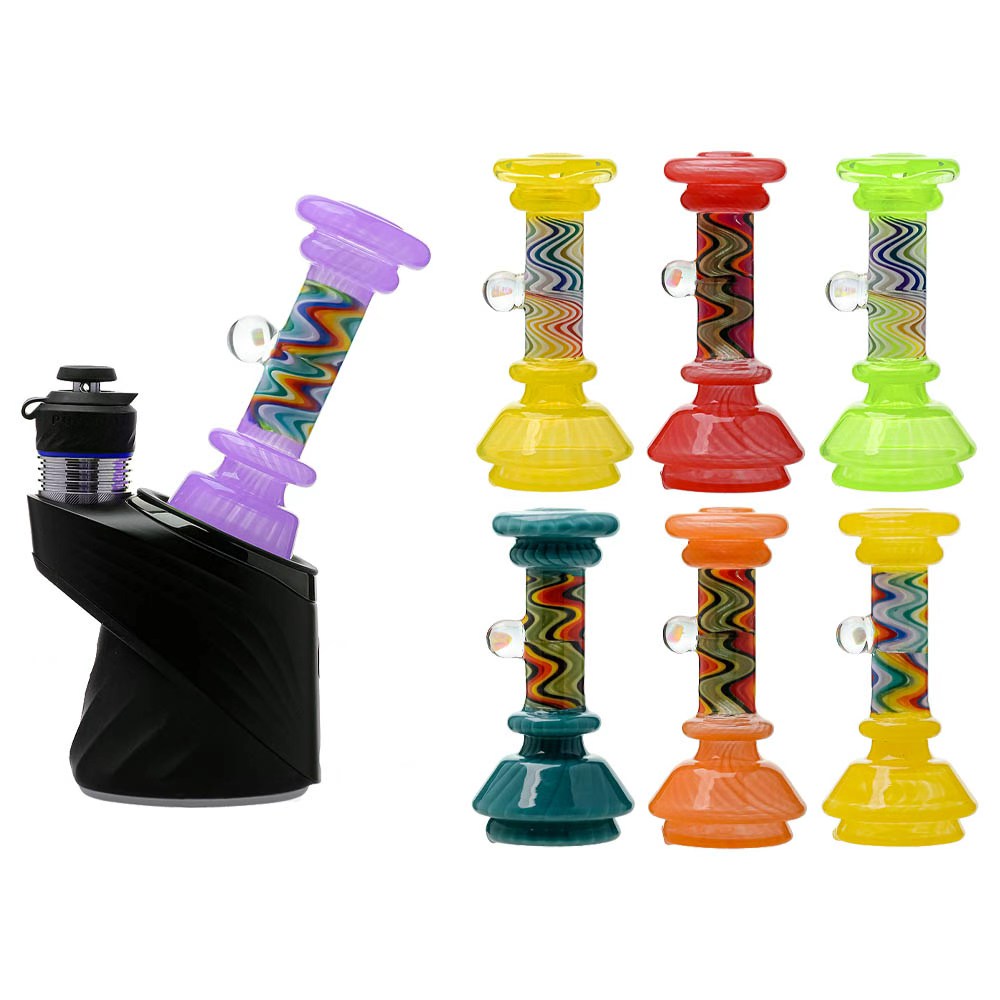 Calibear glass attachment for Puffco Peak โ premium borosilicate glass (front view)