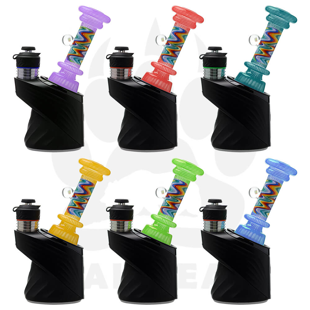 Calibear glass attachment for Puffco Peak โ premium borosilicate glass (side profile)