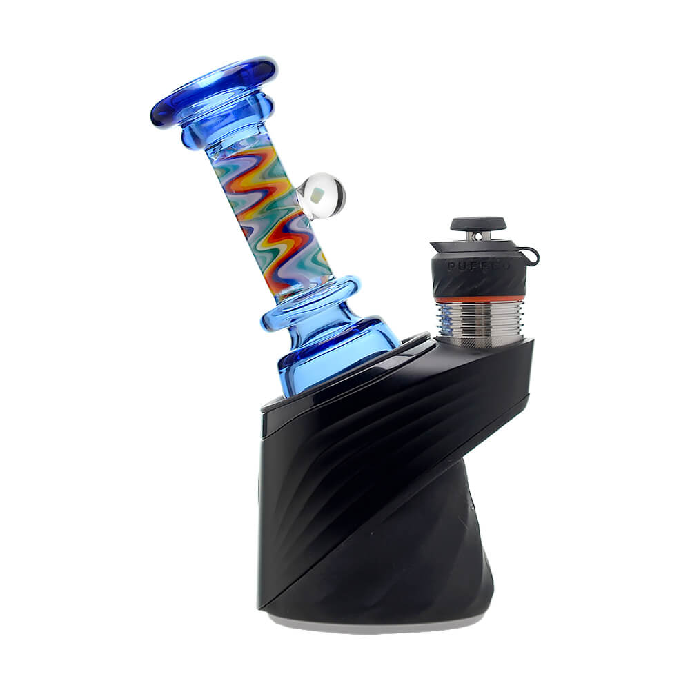 Calibear glass attachment for Puffco Peak โ premium borosilicate glass (close-up detail)