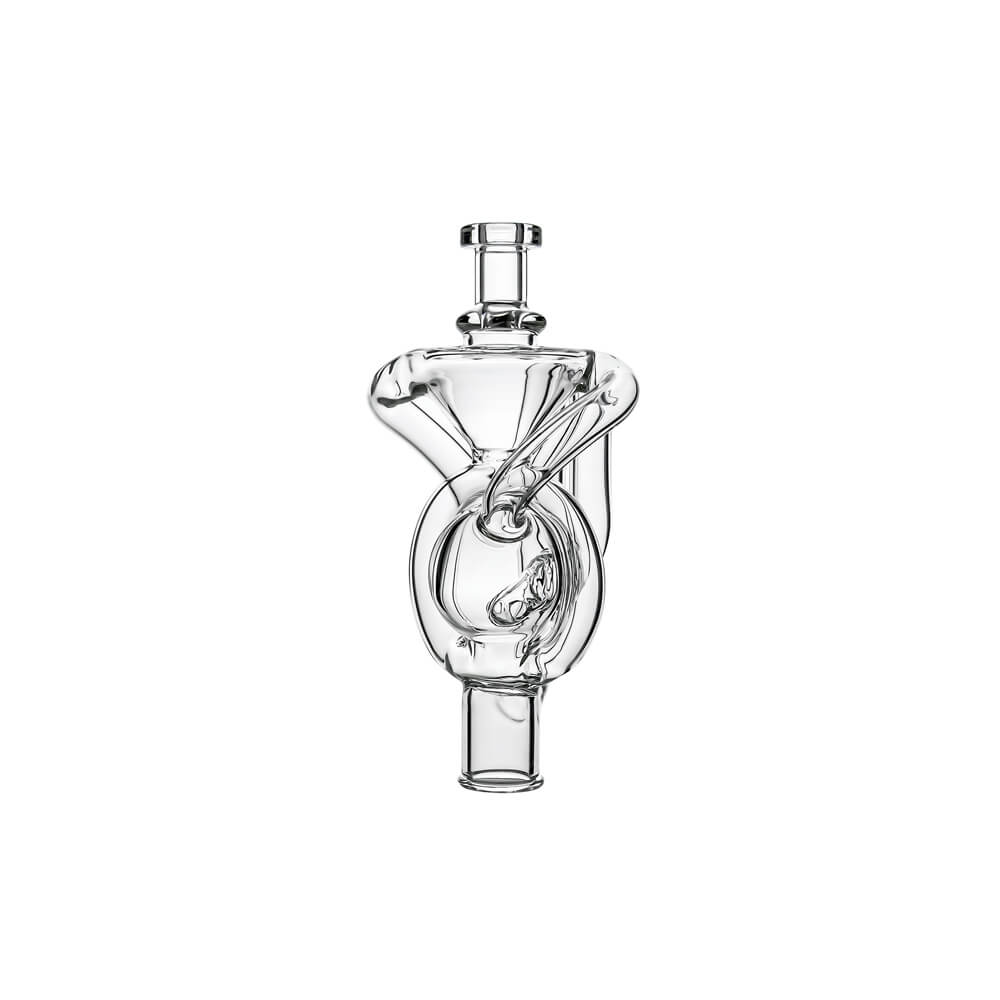 Calibear Ghost 2 Orb Recycler glass mouthpiece for Dr Dabber Switch 2 spherical recycler water filtration attachment
