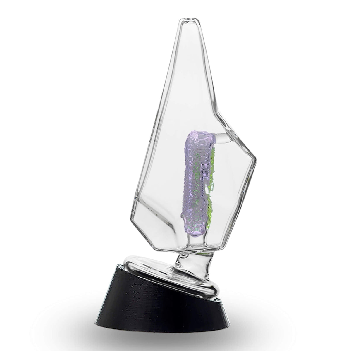 Calibear hexagon perc for Puffco Peak — hexagon gummy percolation (connection joint detail)