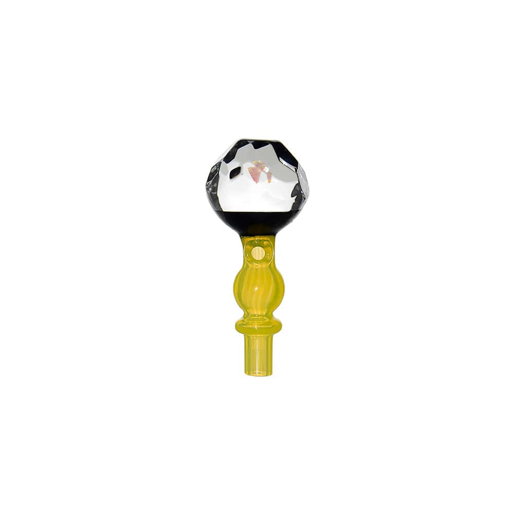 Calibear carb cap for Dr. Dabber Switch 2 — directional airflow carb cap, premium materials (percolator detail)