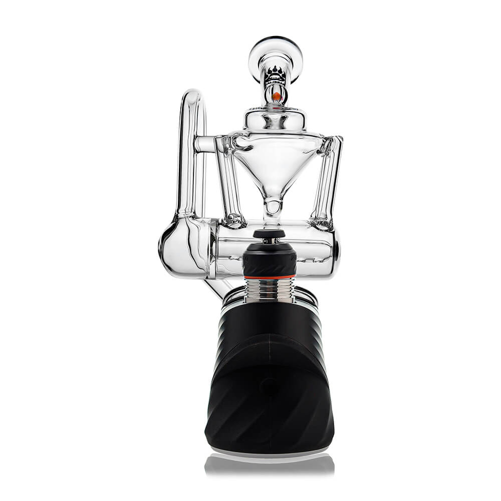 Calibear glass attachment for Puffco Peak — premium borosilicate glass (front view)