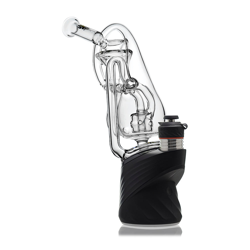 Calibear glass attachment for Puffco Peak — premium borosilicate glass (front view)