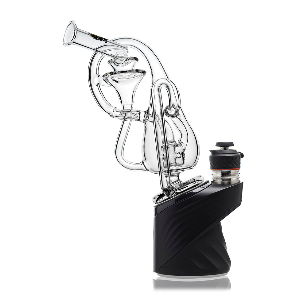 Calibear glass attachment for Puffco Peak — premium borosilicate glass (side profile)