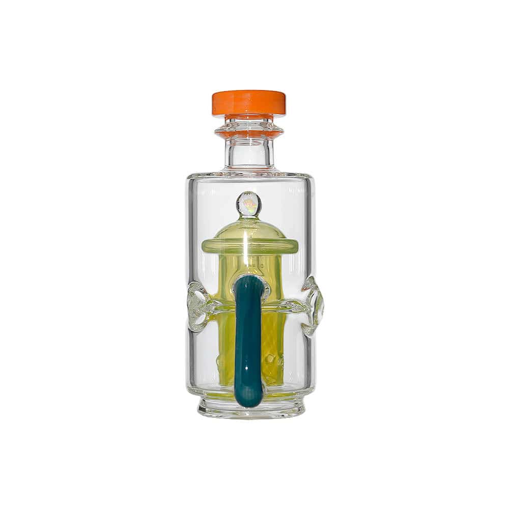 Calibear glass attachment for Puffco Peak — premium borosilicate glass (packaging view)