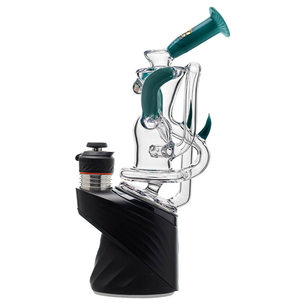 Calibear glass attachment for Puffco Peak — premium borosilicate glass (side profile)