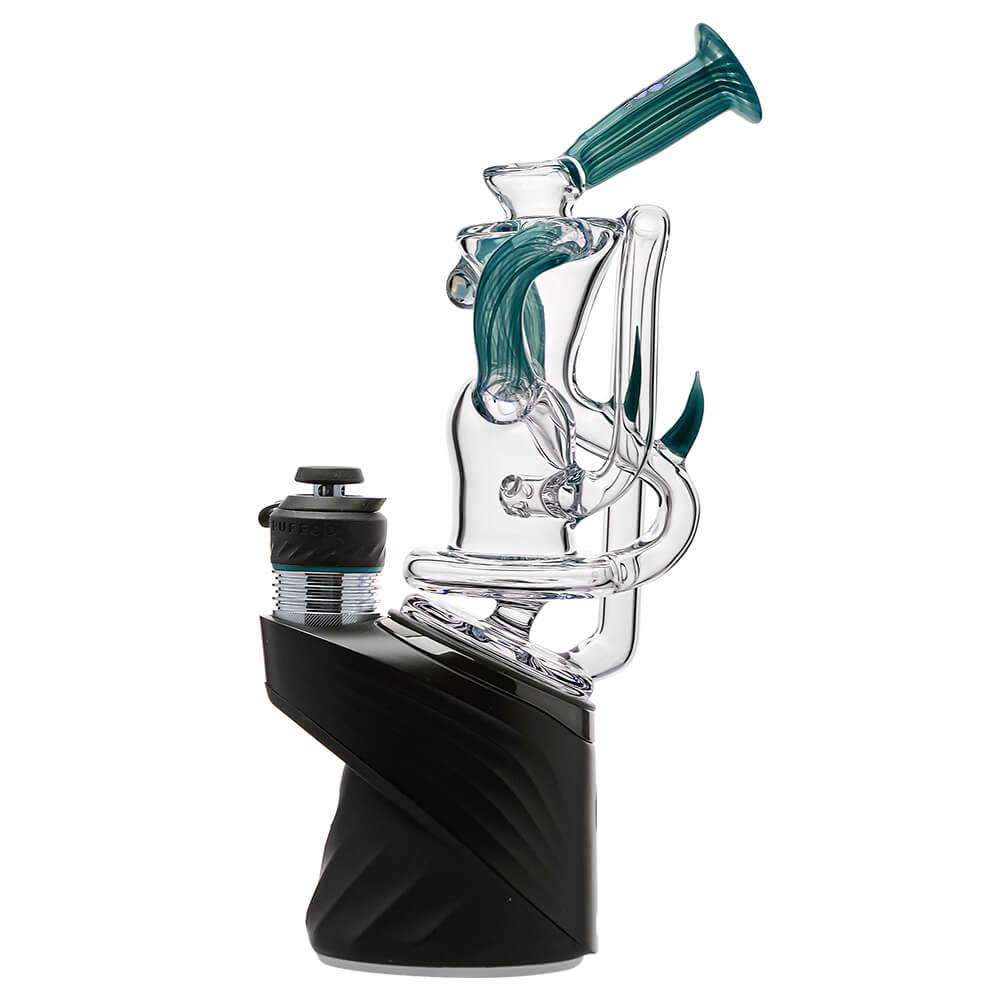 Calibear glass attachment for Puffco Peak — premium borosilicate glass (percolator detail)