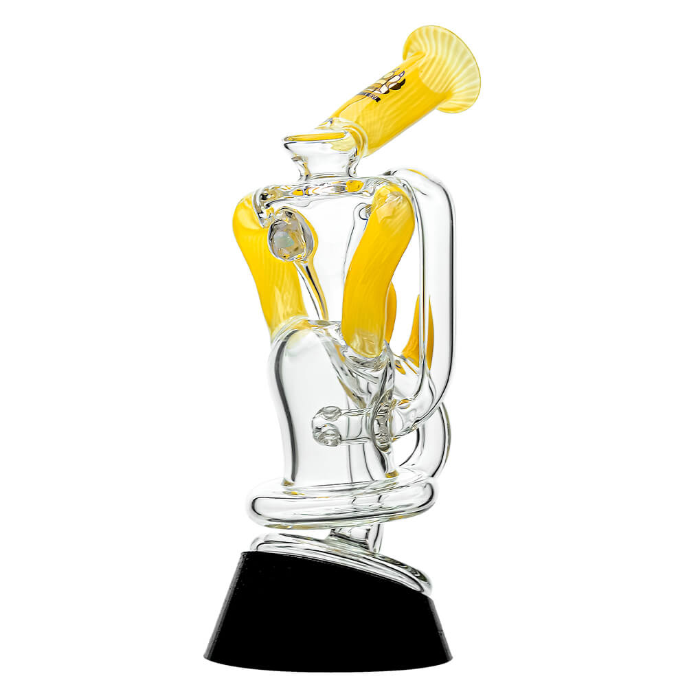 Calibear glass attachment for Puffco Peak — premium borosilicate glass (close-up detail)