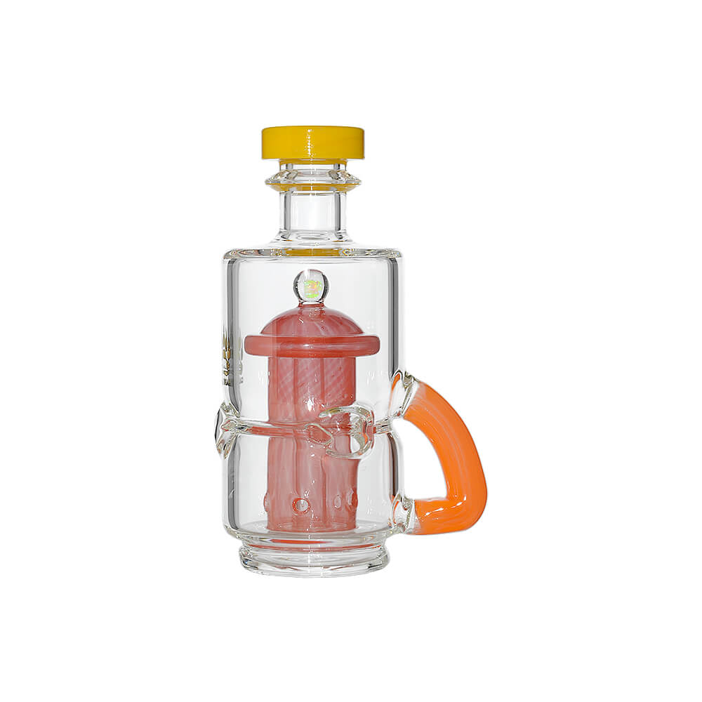 Calibear glass attachment for Puffco Peak — premium borosilicate glass (close-up detail)