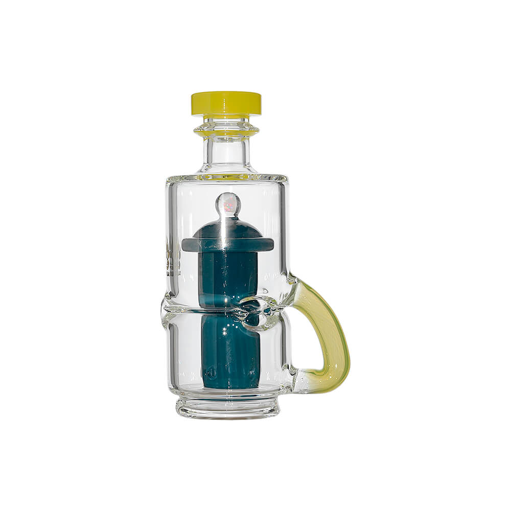 Calibear glass attachment for Puffco Peak — premium borosilicate glass (side profile)