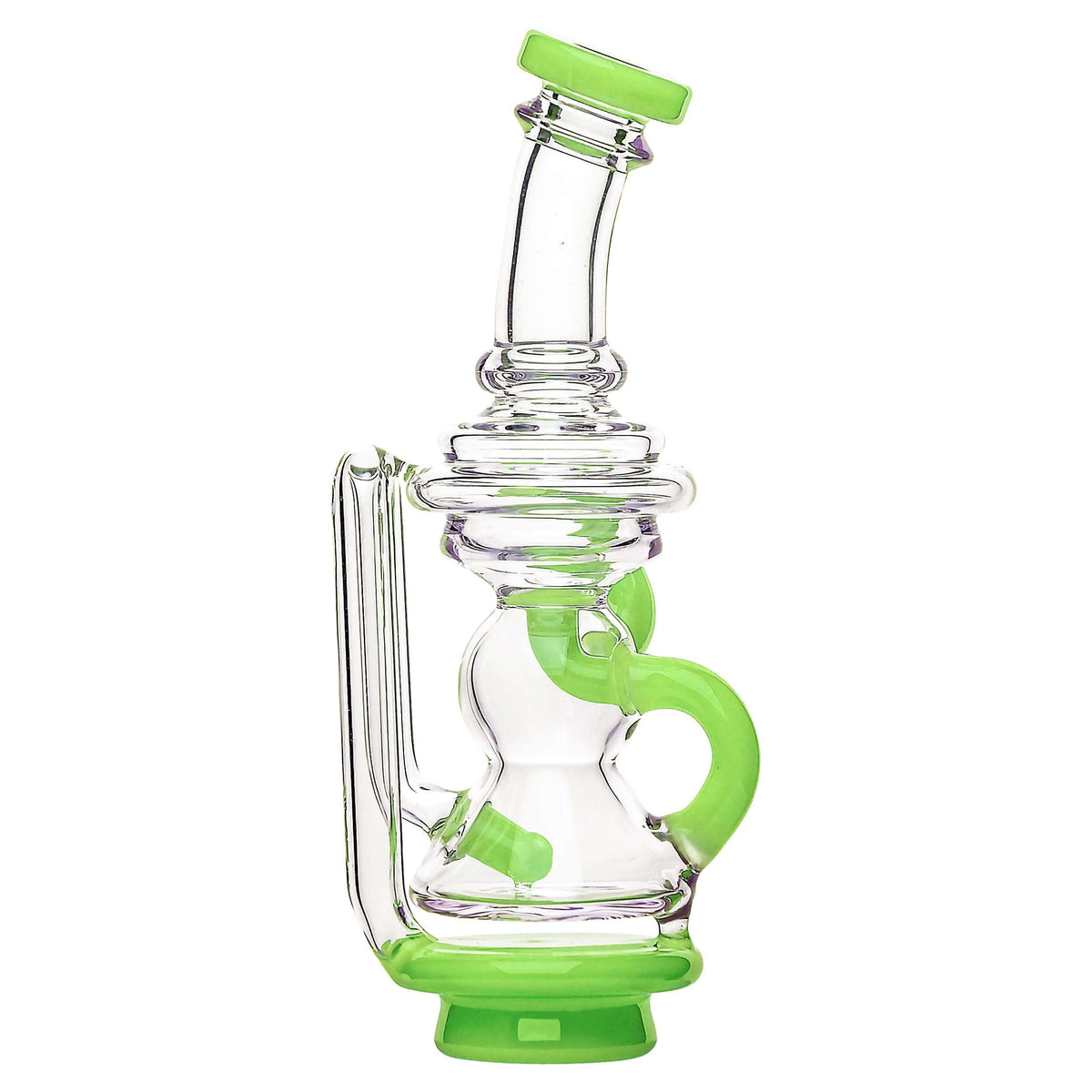 Calibear glass attachment for Focus V Carta — premium borosilicate glass (lifestyle shot)