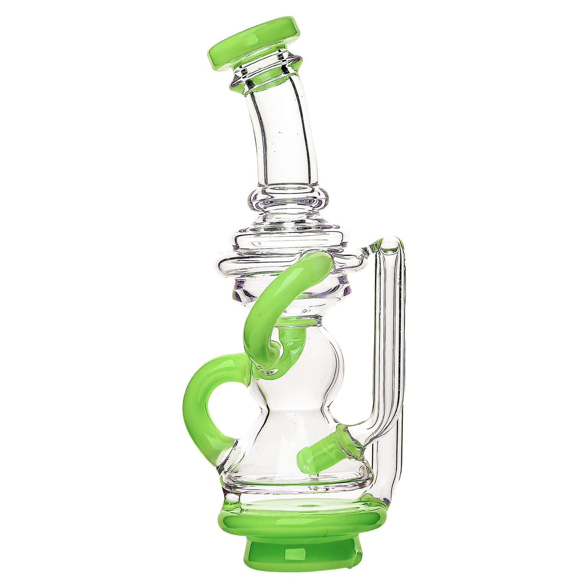 Calibear glass attachment for Focus V Carta — premium borosilicate glass (front view)