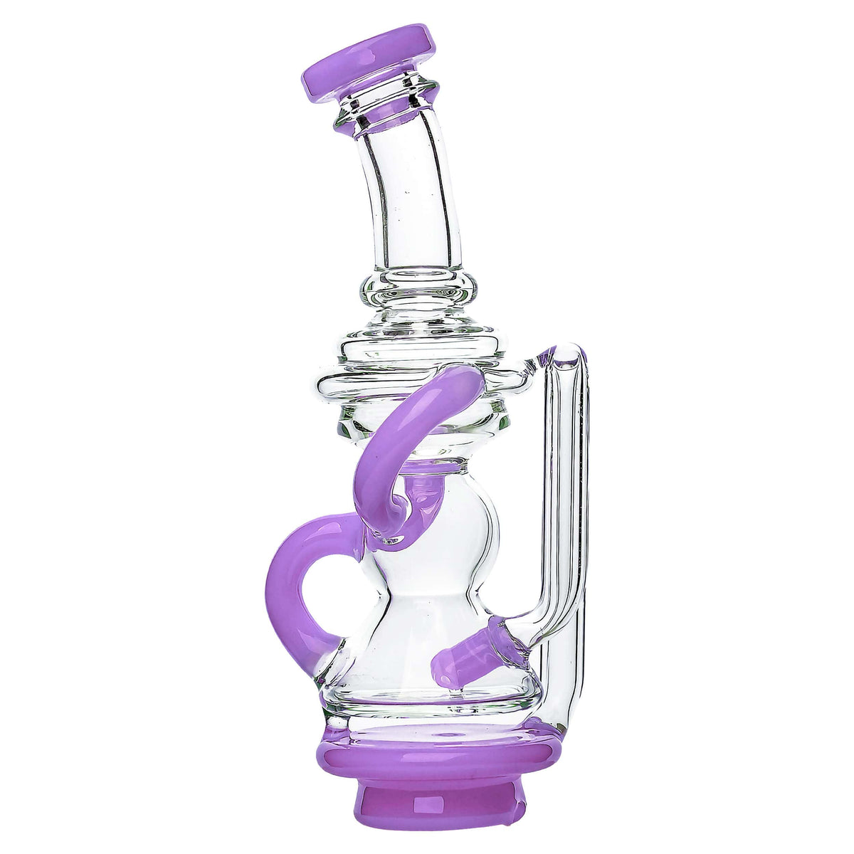 Calibear glass attachment for Focus V Carta — premium borosilicate glass (side profile)