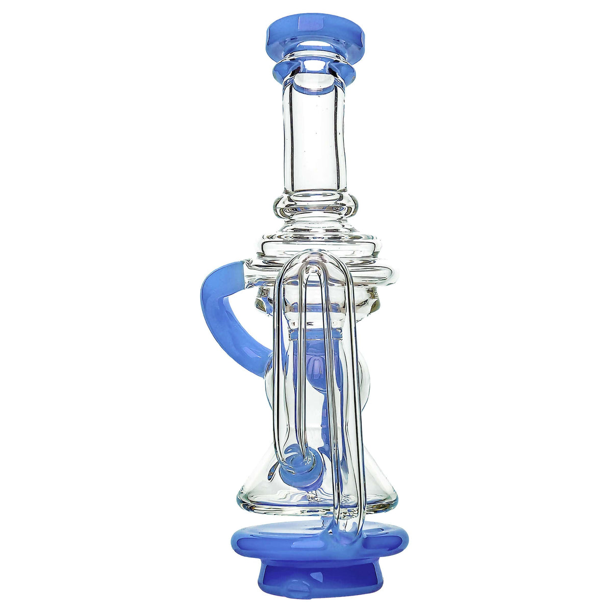Calibear glass attachment for Focus V Carta — premium borosilicate glass (in-hand size reference)