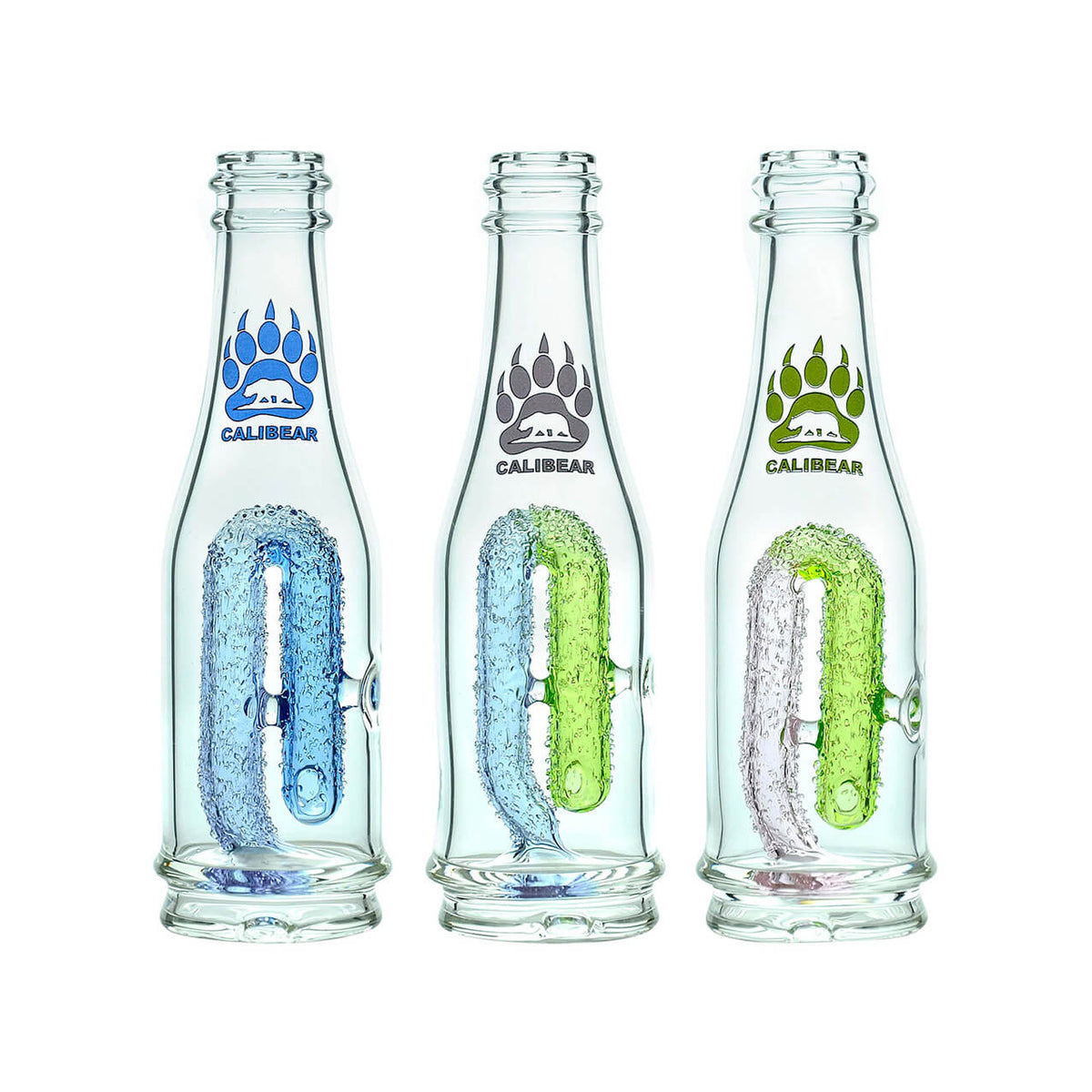 Calibear glass attachment for Puffco Peak โ premium borosilicate glass (side profile)