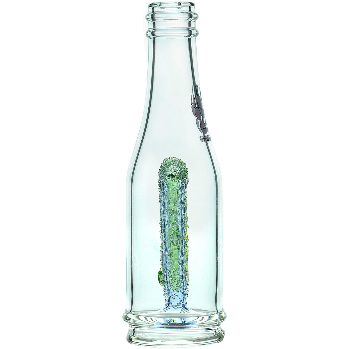 Calibear glass attachment for Puffco Peak โ premium borosilicate glass (front view)