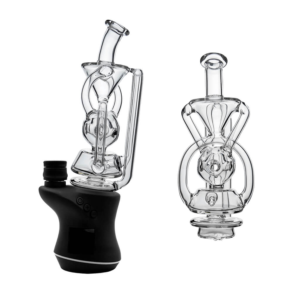 Calibear Swiss recycler for Focus V Carta — Swiss-hole percolation (front view)