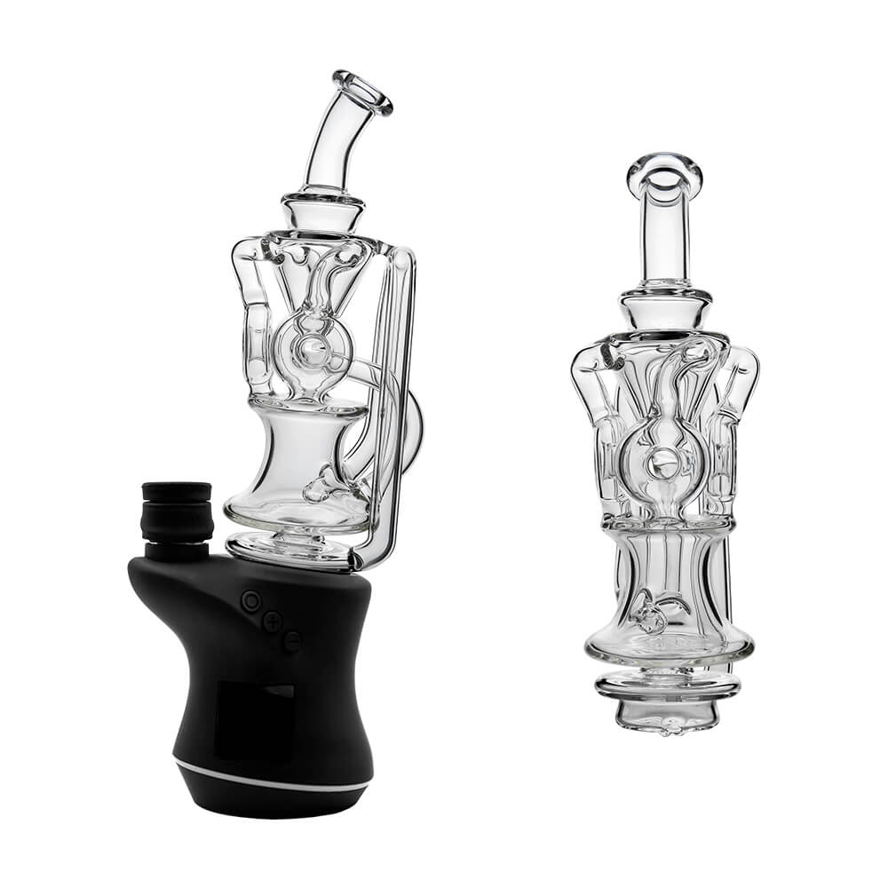 Calibear donut perc for Focus V Carta — donut percolation rings (front view)