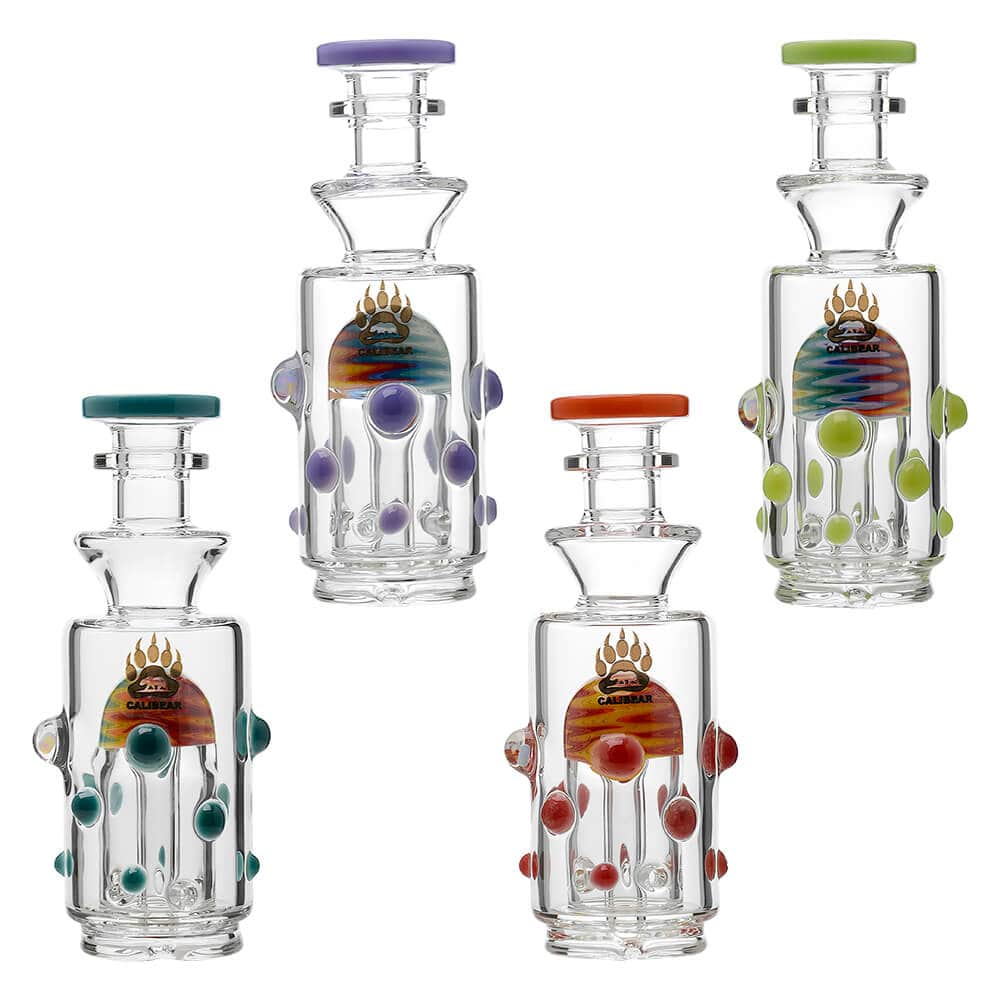 Calibear glass attachment for Focus V Carta — premium borosilicate glass (side profile)