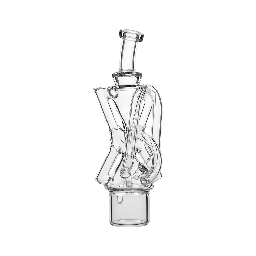 Calibear glass attachment for Dr. Dabber Switch 2 — premium borosilicate glass (front view)