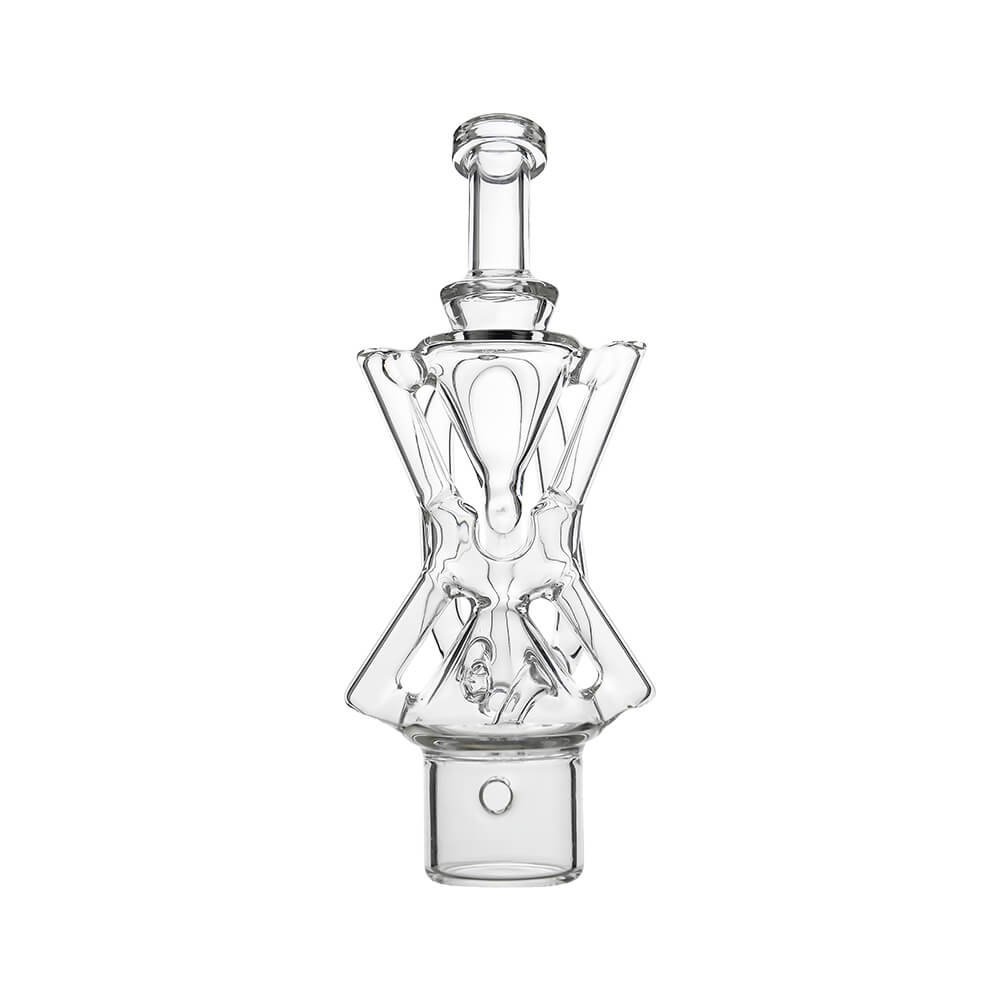 Calibear glass attachment for Dr. Dabber Switch 2 — premium borosilicate glass (in-hand size reference)