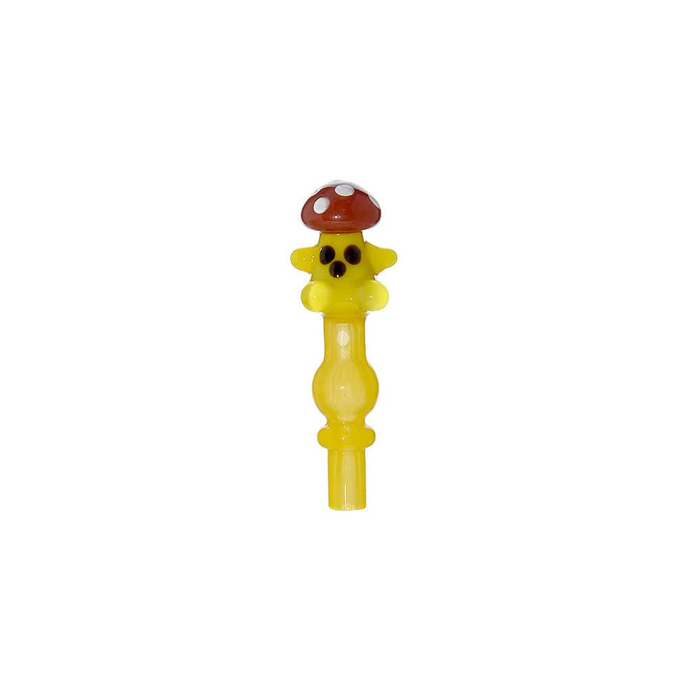 SUPER MUSHROOM MAN JOYSTICK CARB CAP FOR DR.DABBER SWITCH 2- Premium borosilicate glass smoking accessories from Calibear Glass. Ideal for dabbing, providing smooth hits and durability. Shop high-quality dab rigs, water pipes, bongs, erig glasses and glas