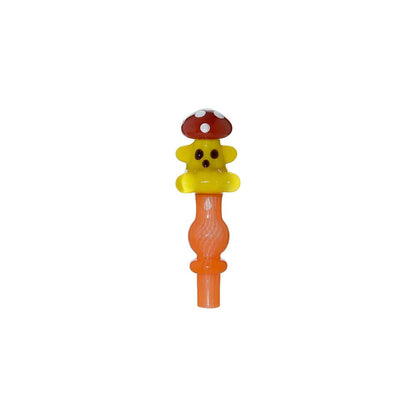 SUPER MUSHROOM MAN JOYSTICK CARB CAP FOR DR.DABBER SWITCH 2- Premium borosilicate glass smoking accessories from Calibear Glass. Ideal for dabbing, providing smooth hits and durability. Shop high-quality dab rigs, water pipes, bongs, erig glasses and glas