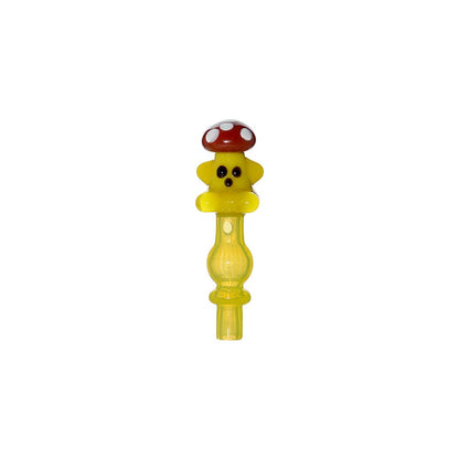 SUPER MUSHROOM MAN JOYSTICK CARB CAP FOR DR.DABBER SWITCH 2- Premium borosilicate glass smoking accessories from Calibear Glass. Ideal for dabbing, providing smooth hits and durability. Shop high-quality dab rigs, water pipes, bongs, erig glasses and glas