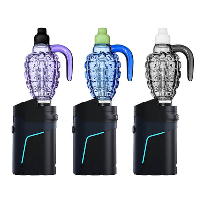 Calibear Ghost 2 Grenade-Shaped Glass Top novelty hand grenade borosilicate glass attachment for Calibear Ghost 2