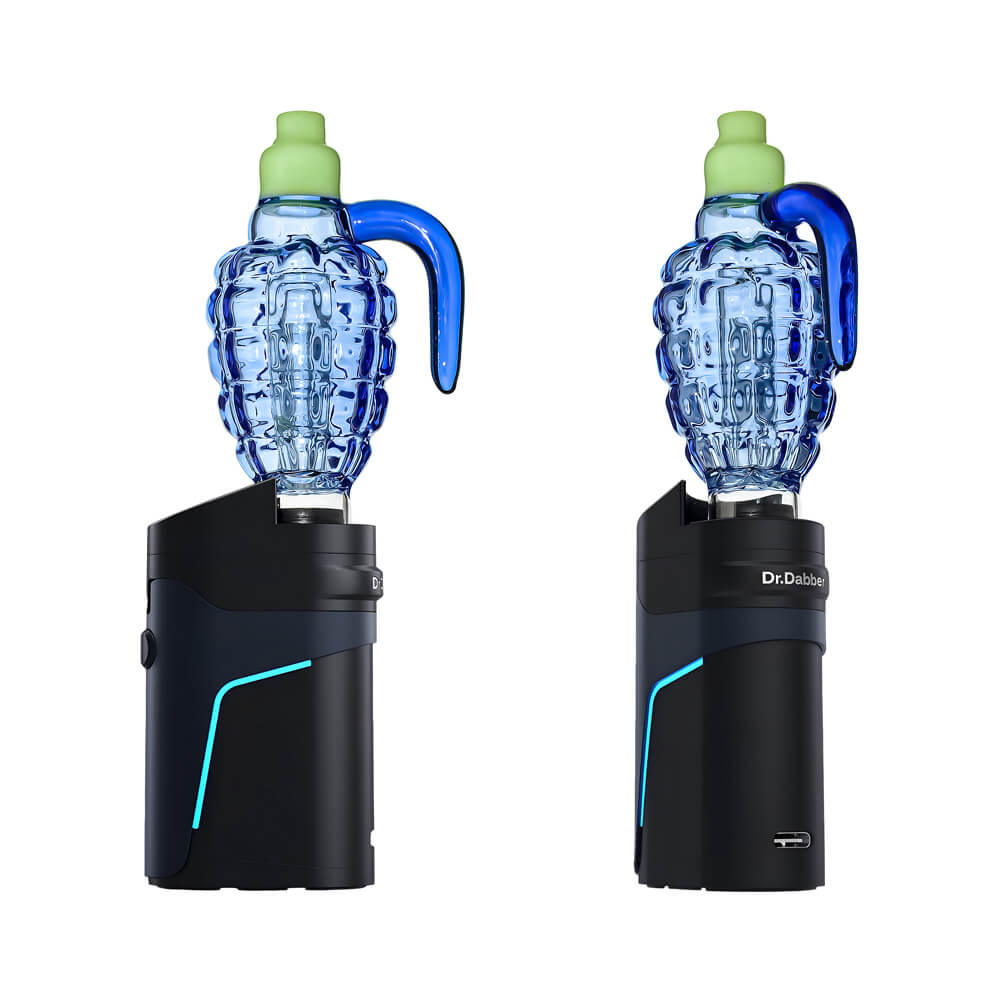 Calibear Ghost 2 Grenade-Shaped Glass Top novelty hand grenade borosilicate glass attachment for Calibear Ghost 2