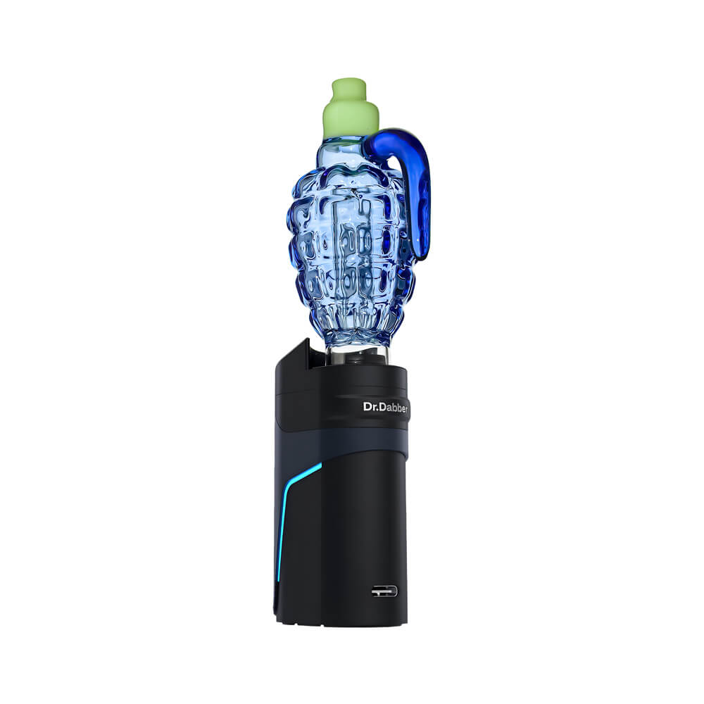 Calibear Ghost 2 Grenade-Shaped Glass Top novelty hand grenade borosilicate glass attachment for Calibear Ghost 2
