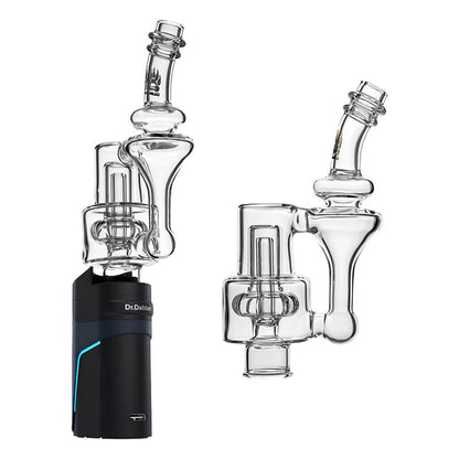 CALIBEAR Ghost 2 RBR RECYCLER GLASS TOP-- Premium dr. dabber glass attachment from Calibear Glass. Ideal for dabbing, providing smooth hits and durability. Shop high-quality dab rigs, water pipes, bongs, erig glasses and glass smoking accessories at Calibear Glass. Elevate your smoking experience with a durable and stylish glass dab rig. Free shipping on all orders.
