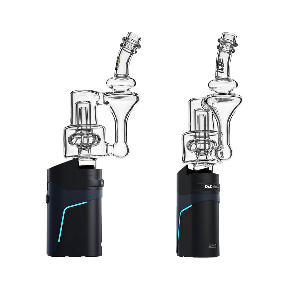 CALIBEAR Ghost 2 RBR RECYCLER GLASS TOP-- Premium dr. dabber glass attachment from Calibear Glass. Ideal for dabbing, providing smooth hits and durability. Shop high-quality dab rigs, water pipes, bongs, erig glasses and glass smoking accessories at Calibear Glass. Elevate your smoking experience with a durable and stylish glass dab rig. Free shipping on all orders.