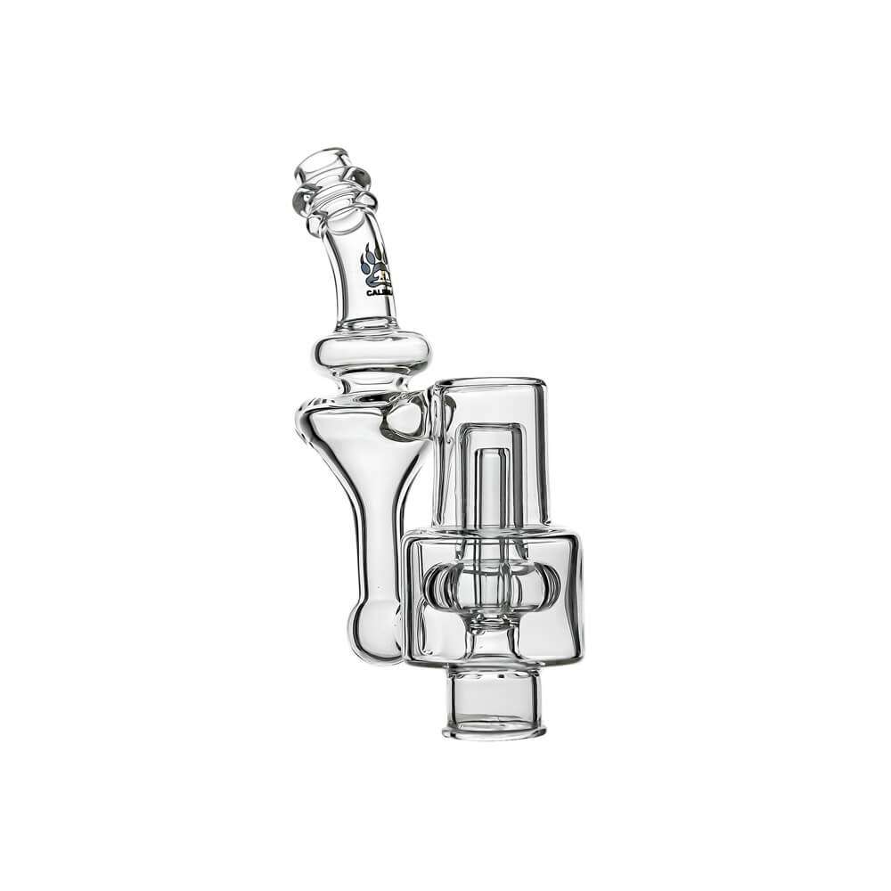 CALIBEAR Ghost 2 RBR RECYCLER GLASS TOP-- Premium dr. dabber glass attachment from Calibear Glass. Ideal for dabbing, providing smooth hits and durability. Shop high-quality dab rigs, water pipes, bongs, erig glasses and glass smoking accessories at Calibear Glass. Elevate your smoking experience with a durable and stylish glass dab rig. Free shipping on all orders.